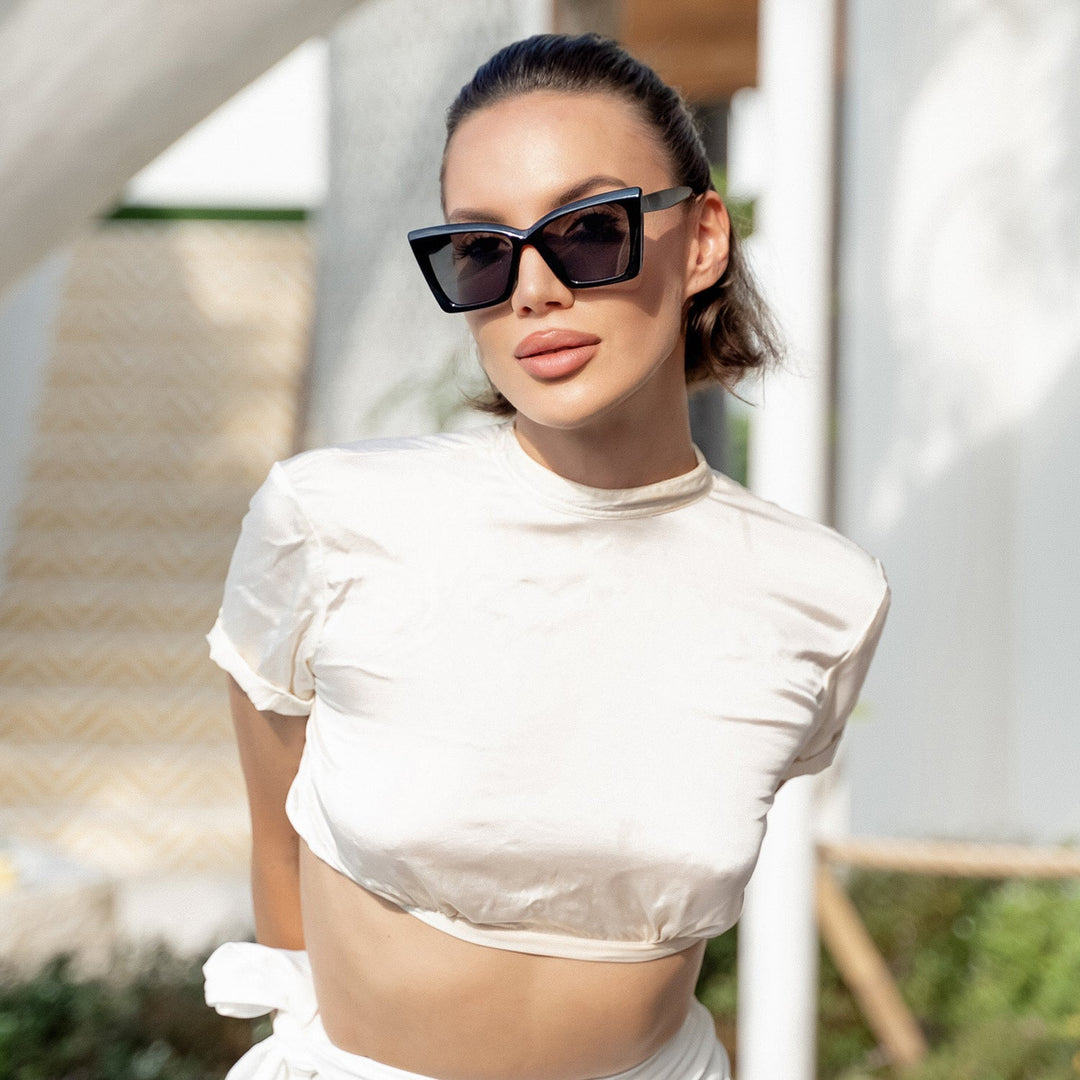 4 Colors - Classic Style Flat Glasses