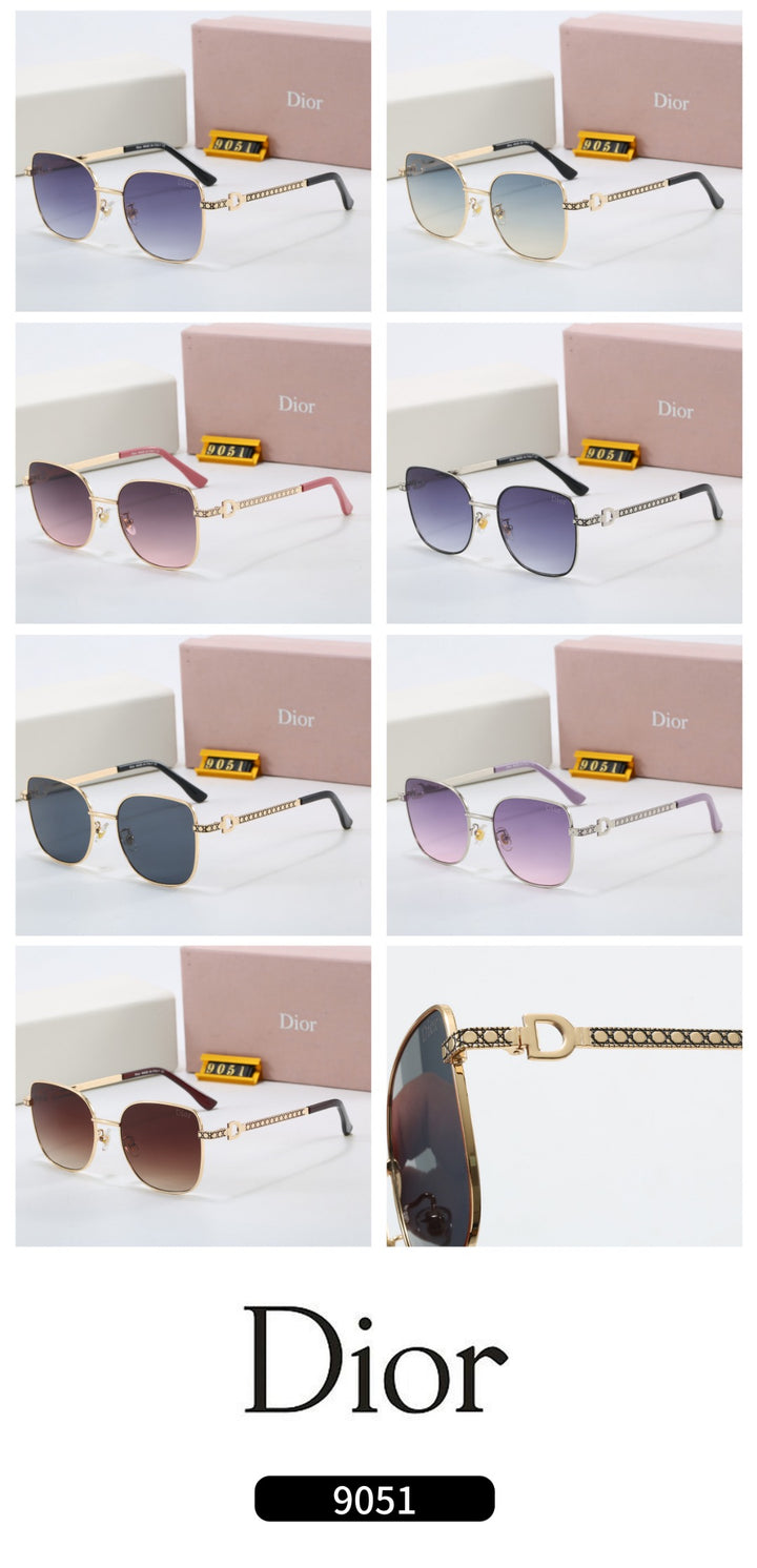 7 Color Elegant Metal Frame Sunglasses