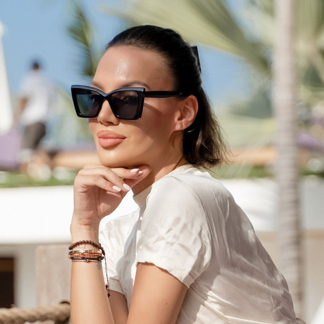 4 Colors - Classic Style Flat Glasses