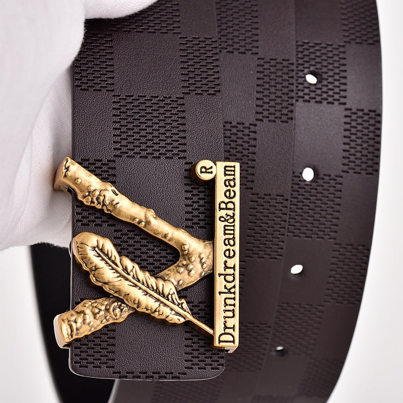 4 Color Fashion Letter Belt