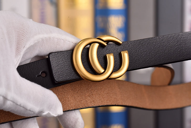 4 Colors GG Hand Brushed Women's Belts