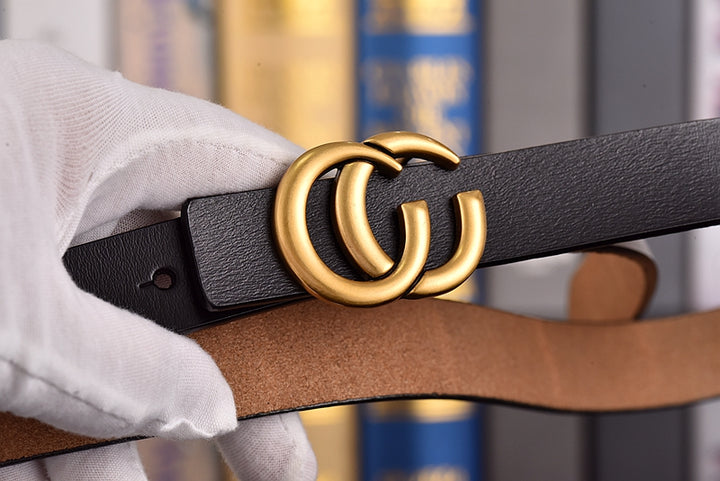 4 Colors GG Hand Brushed Women's Belts