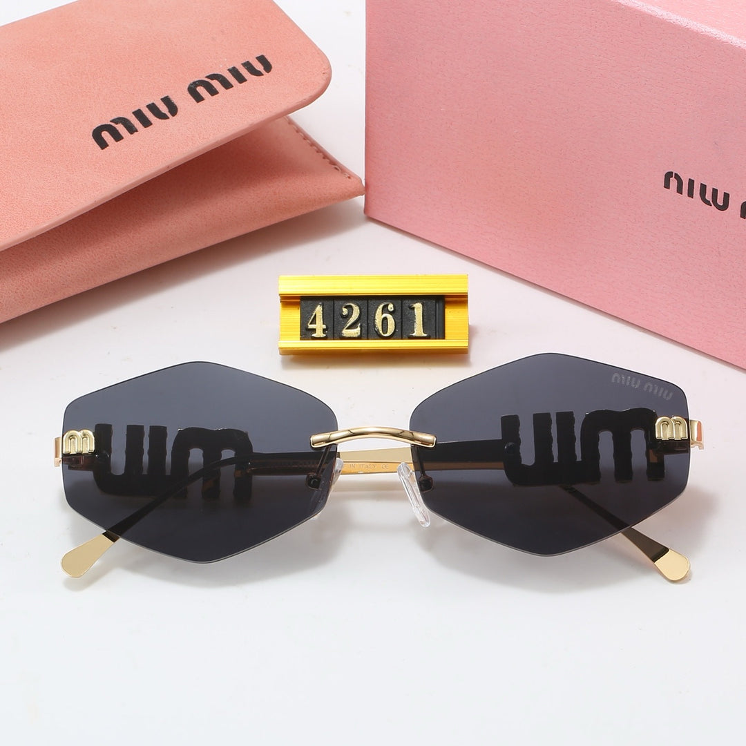 5 Color Glamour Hexagon Sunglasses