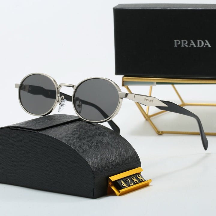 4 Color Oval Design Sunglasses