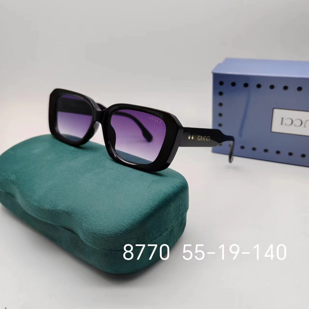 Modern square glasses in 6 colors