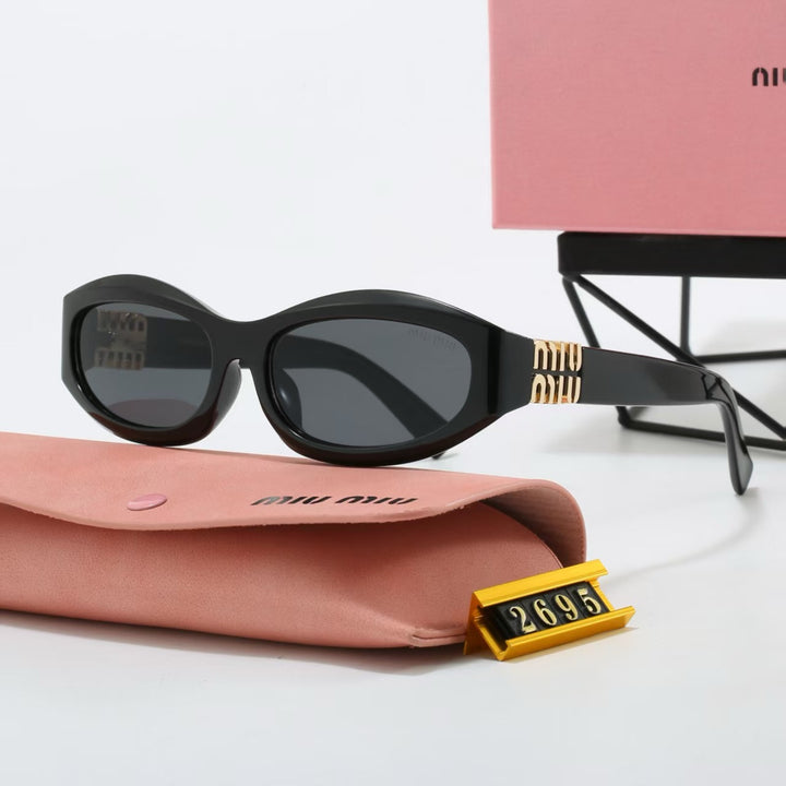 Glamorous Cat Eye Faux Square Sunglasses in 4 Colors