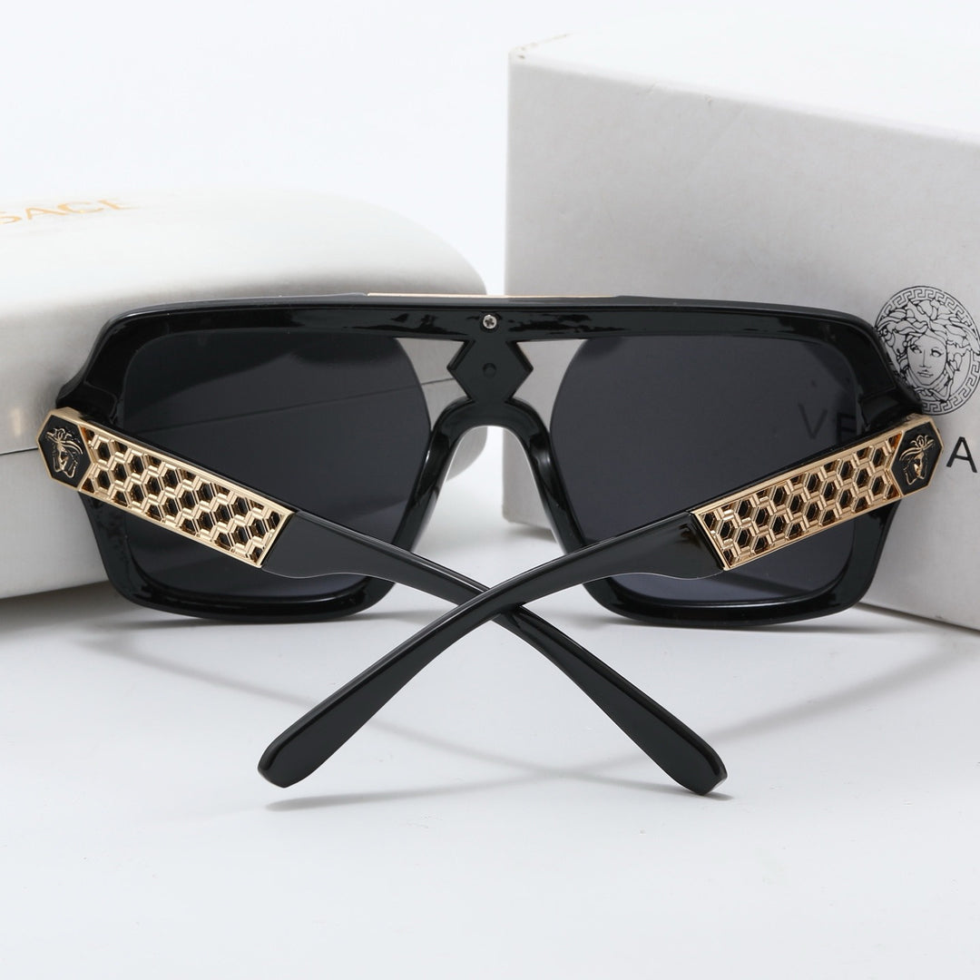 4 Color Metal Embellished Sunglasses