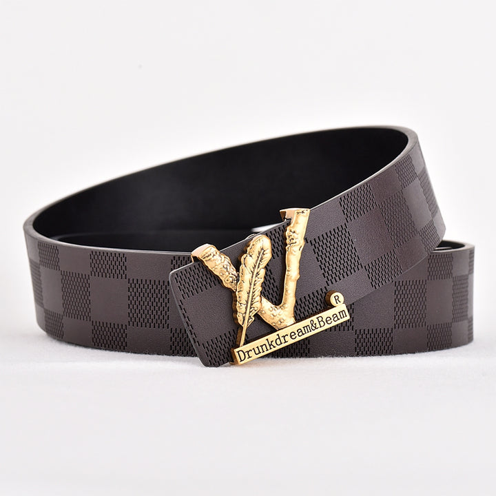 4 Color Fashion Letter Belt