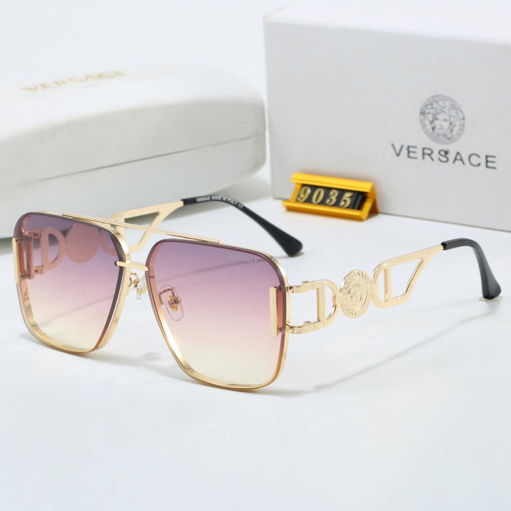 6 Color Metal Embellished Geometric Sunglasses