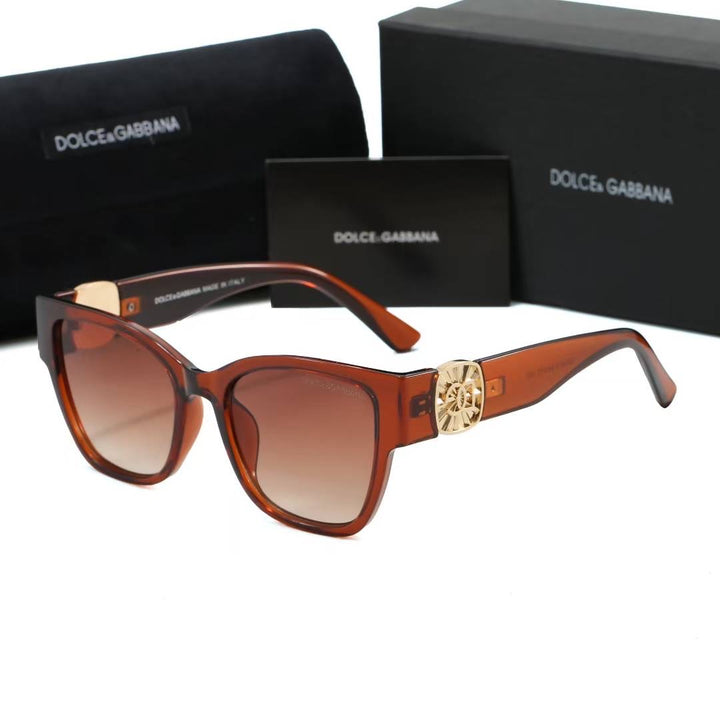 6 Color Metal Logo Design Sunglasses