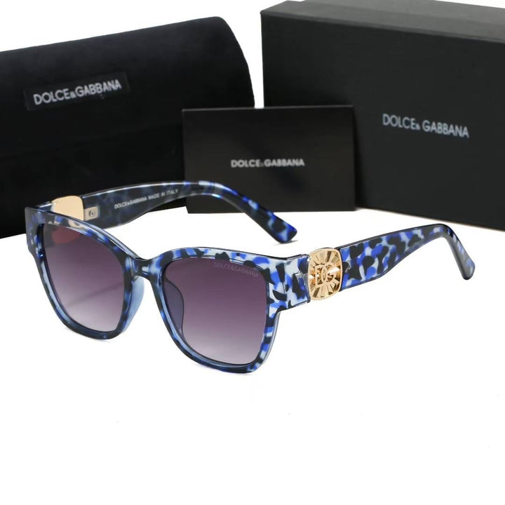 6 Color Metal Logo Design Sunglasses