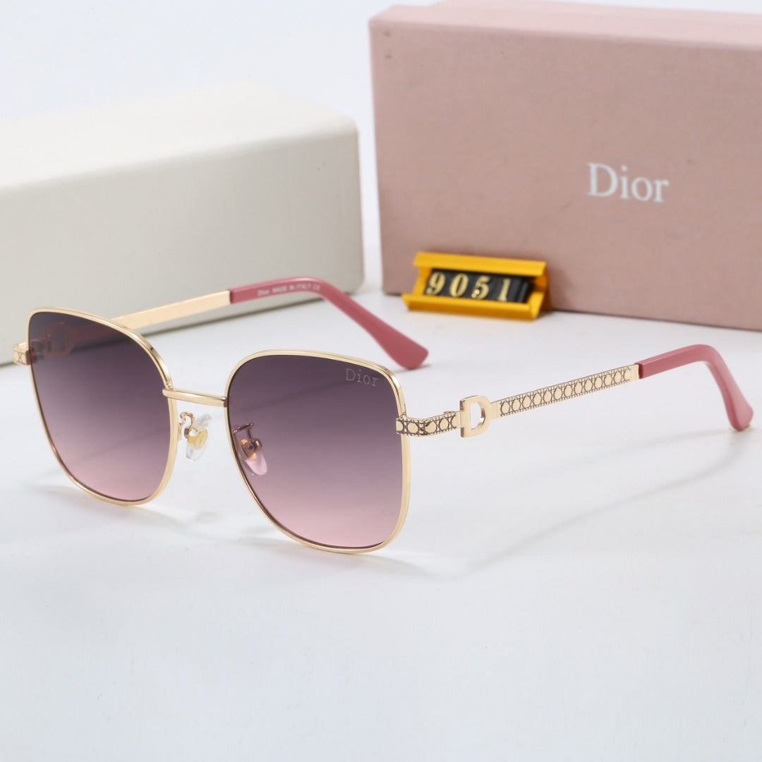 7 Color Elegant Metal Frame Sunglasses