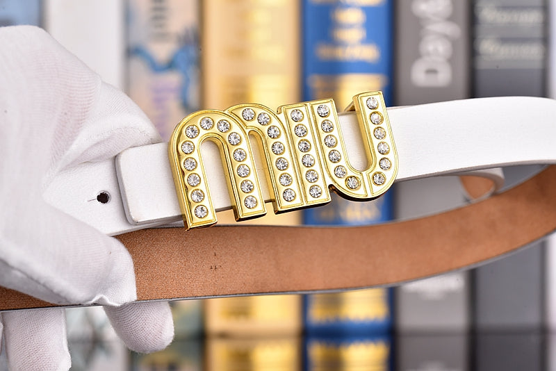 4 Color Rhinestone Women's Belt