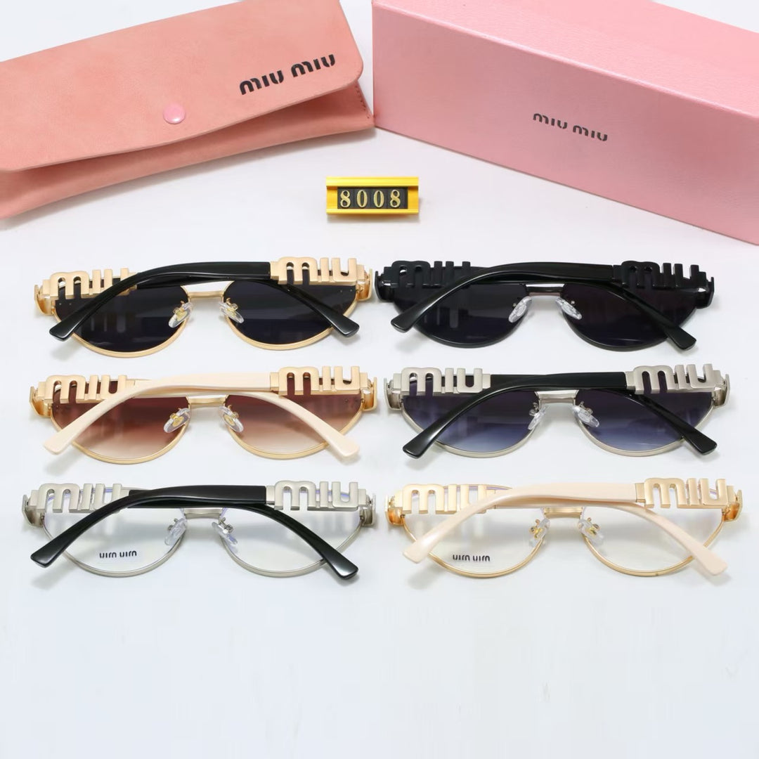 6 Color Trendy Cat Eye Frame Sunglasses