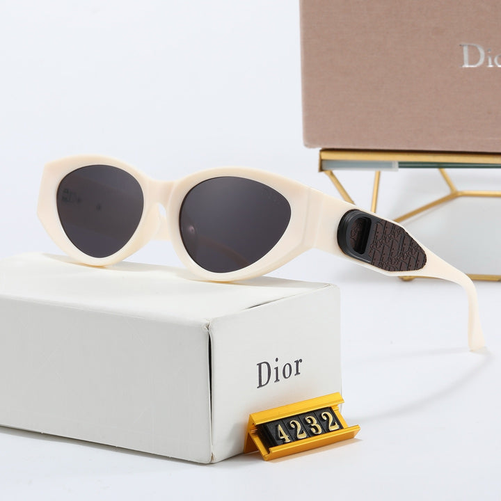Unique cat-eye shape sunglasses in 4 colors