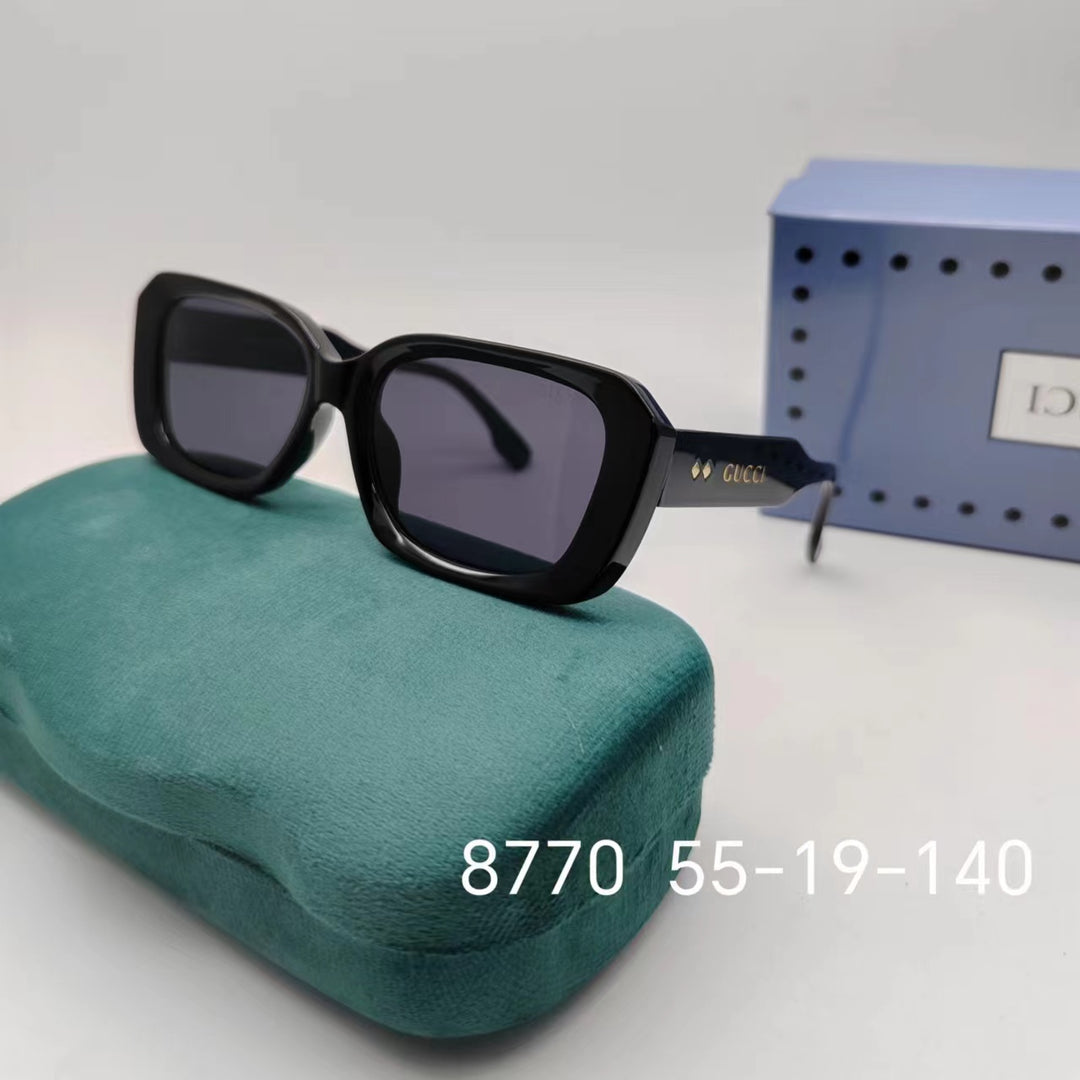 Modern square glasses in 6 colors
