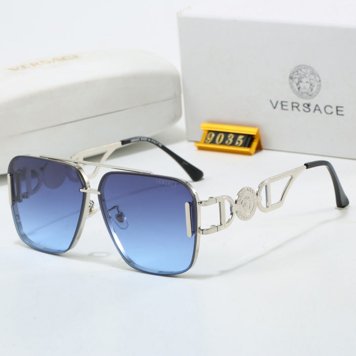 6 Color Metal Embellished Geometric Sunglasses