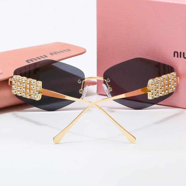 5 Color Glamour Hexagon Sunglasses