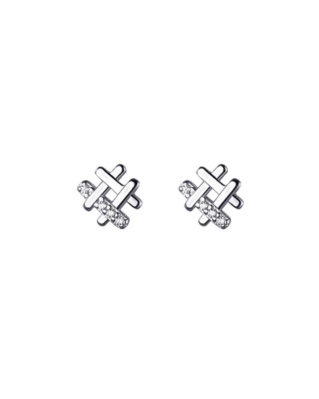 Hashtag Stud Earrings