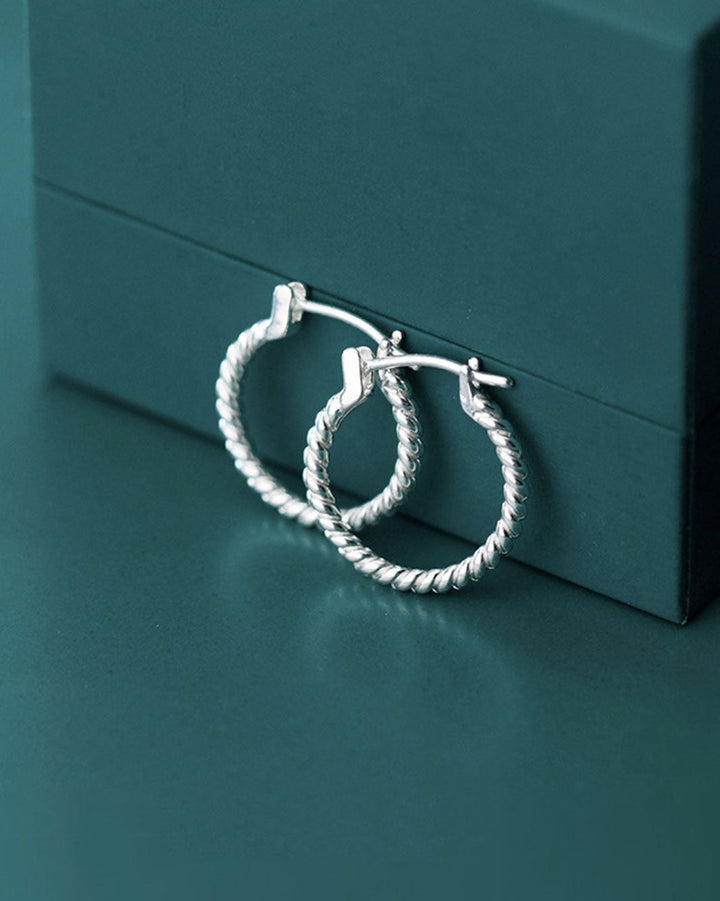 Lily Twisted Hoop Earrings