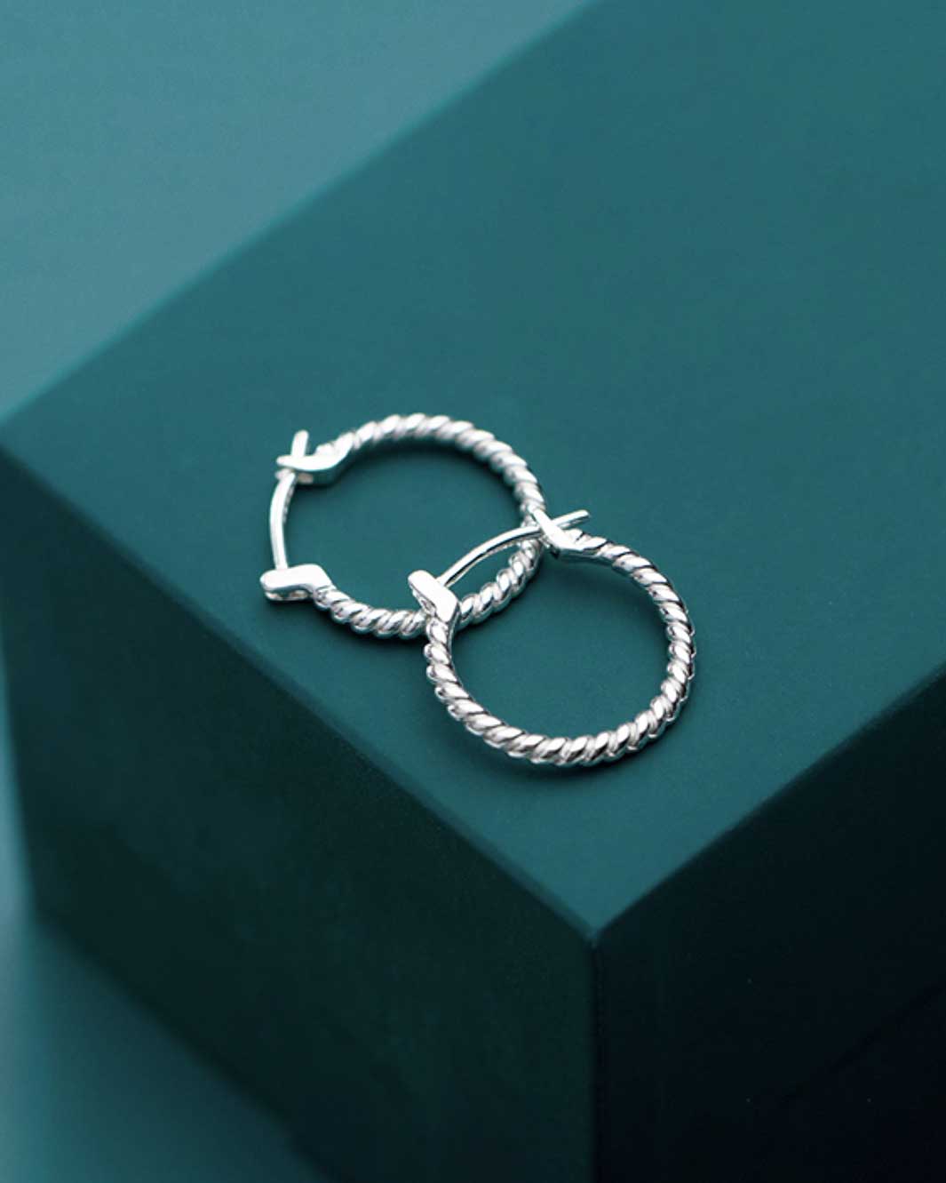 Lily Twisted Hoop Earrings