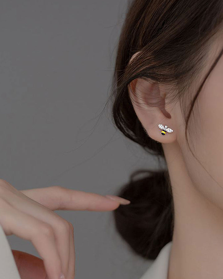 Daisy and Bee Mismatch Stud Earrings