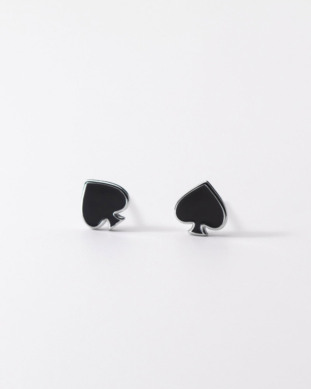 Spade Symbol Stud Earrings