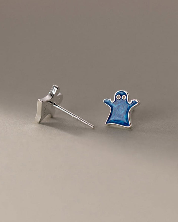 Blue Phantom Stud Earrings