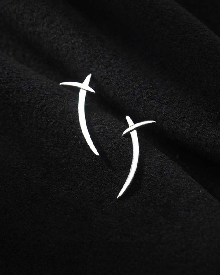 X Climber Stud Earrings