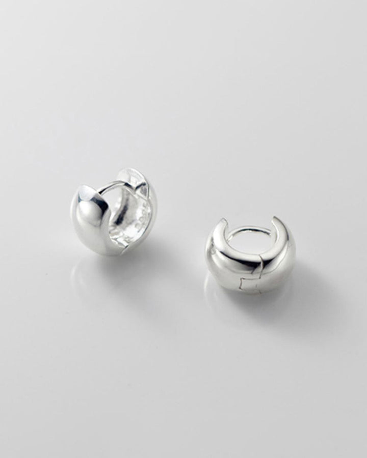 Tiny Thick Huggie Earrings