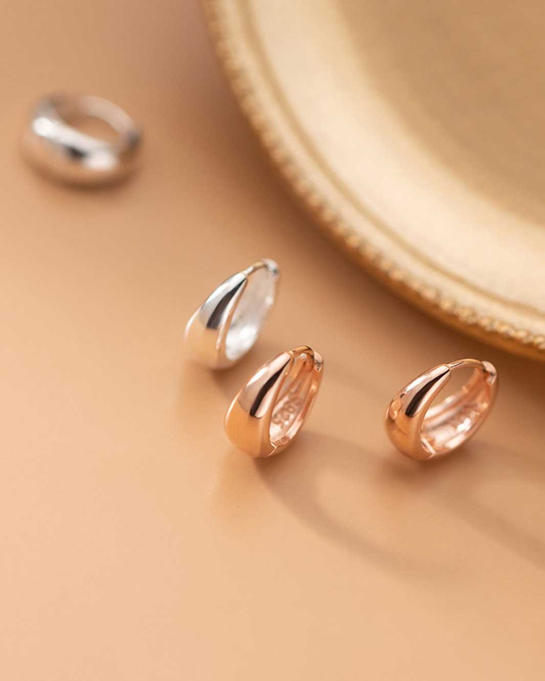 Alora Huggie Earrings