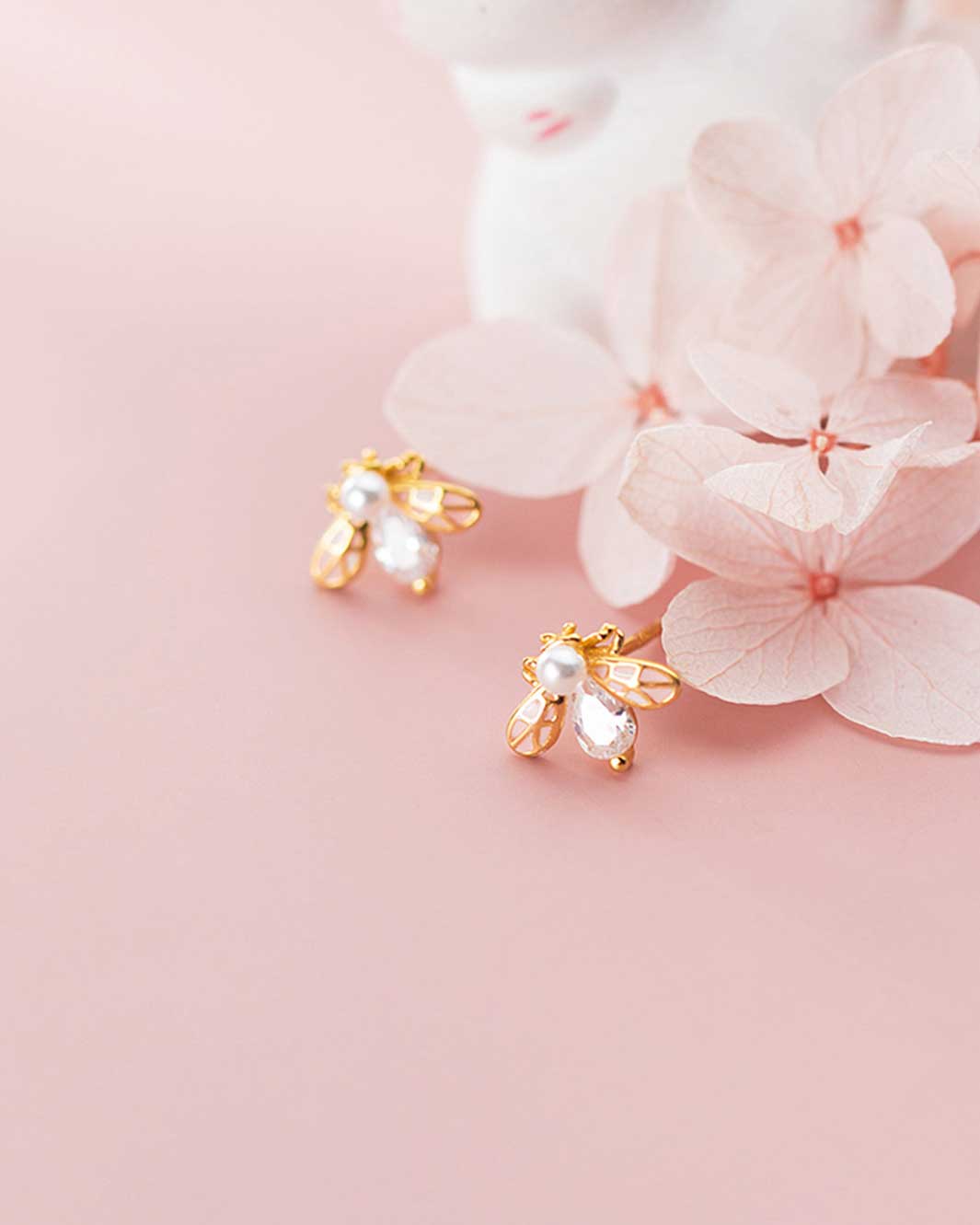 Queen Bee Stud Earrings