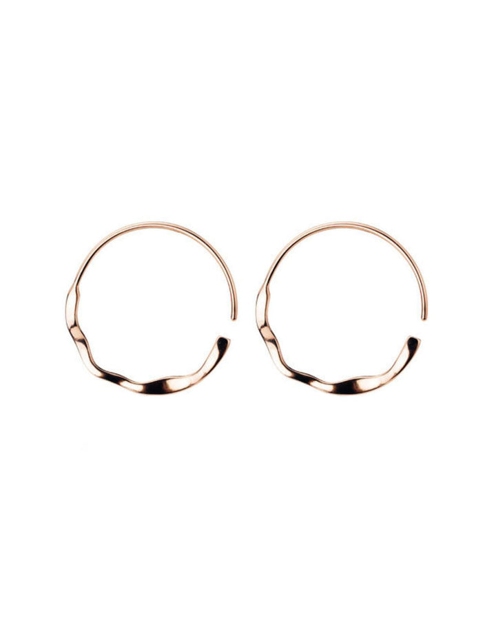 Wavy Hoop Earrings