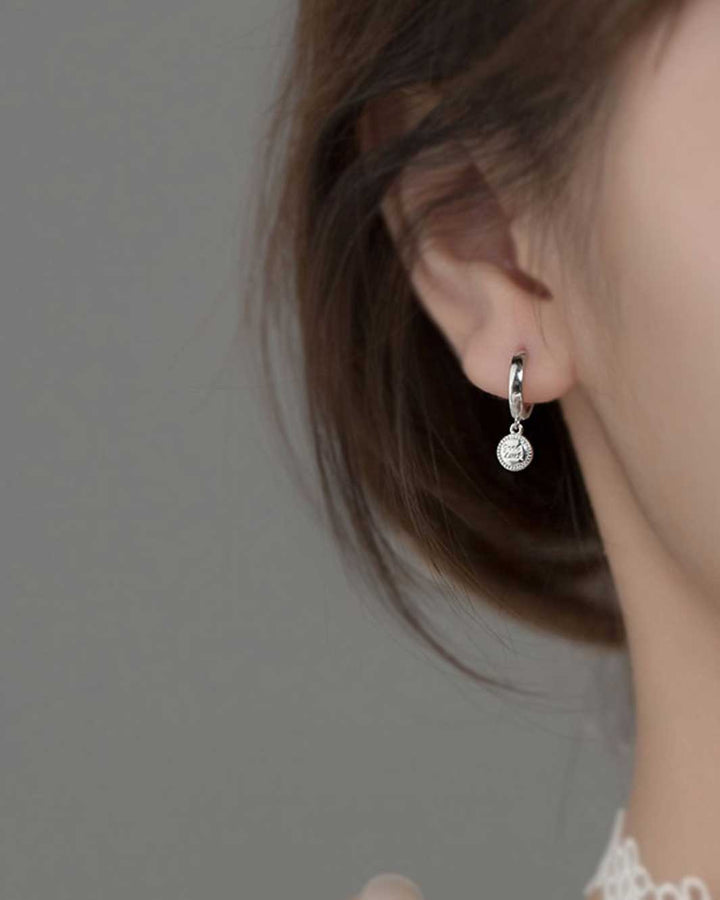 Good Luck Charm Huggie Earrings