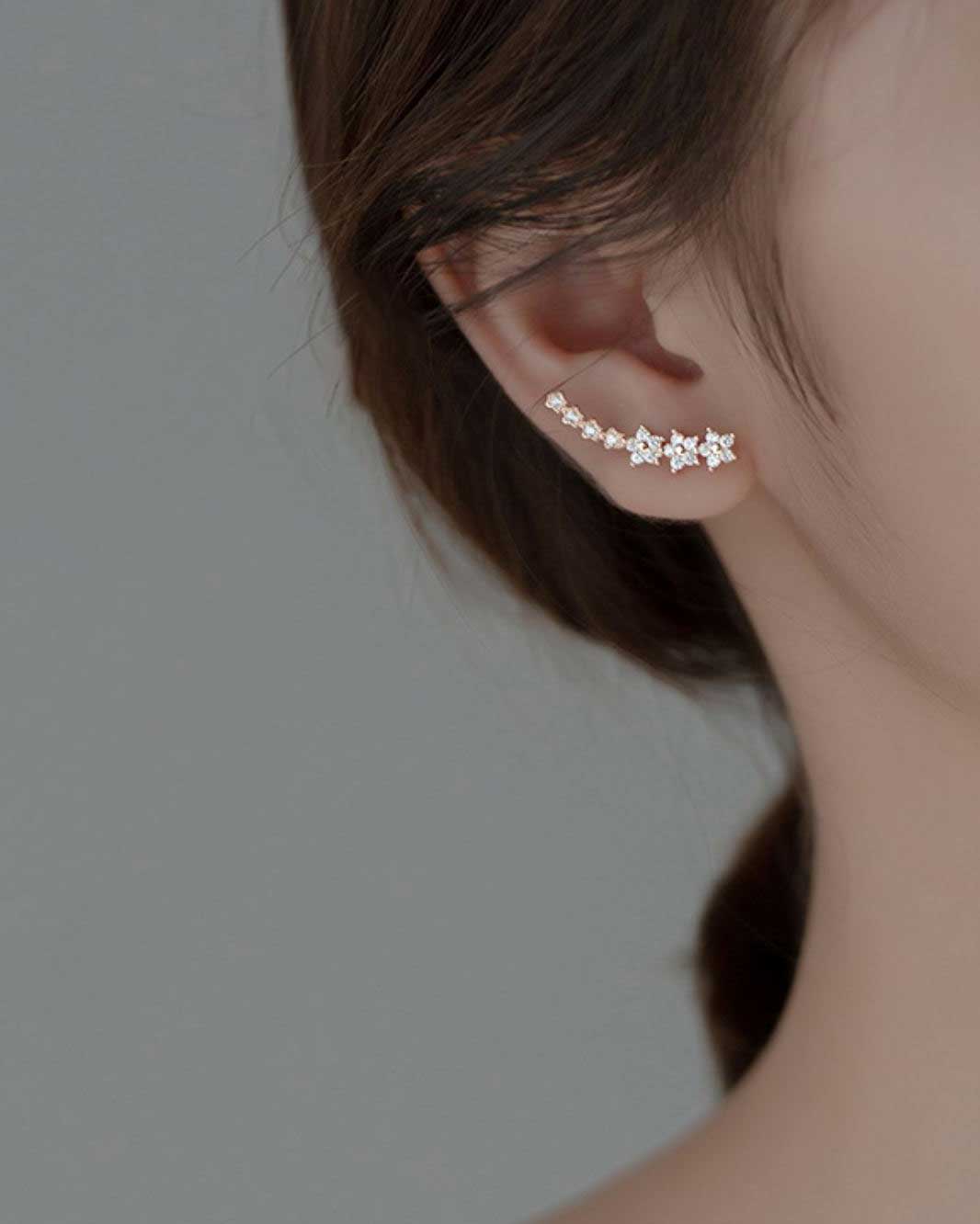Valentina Diamond Ear Climbers