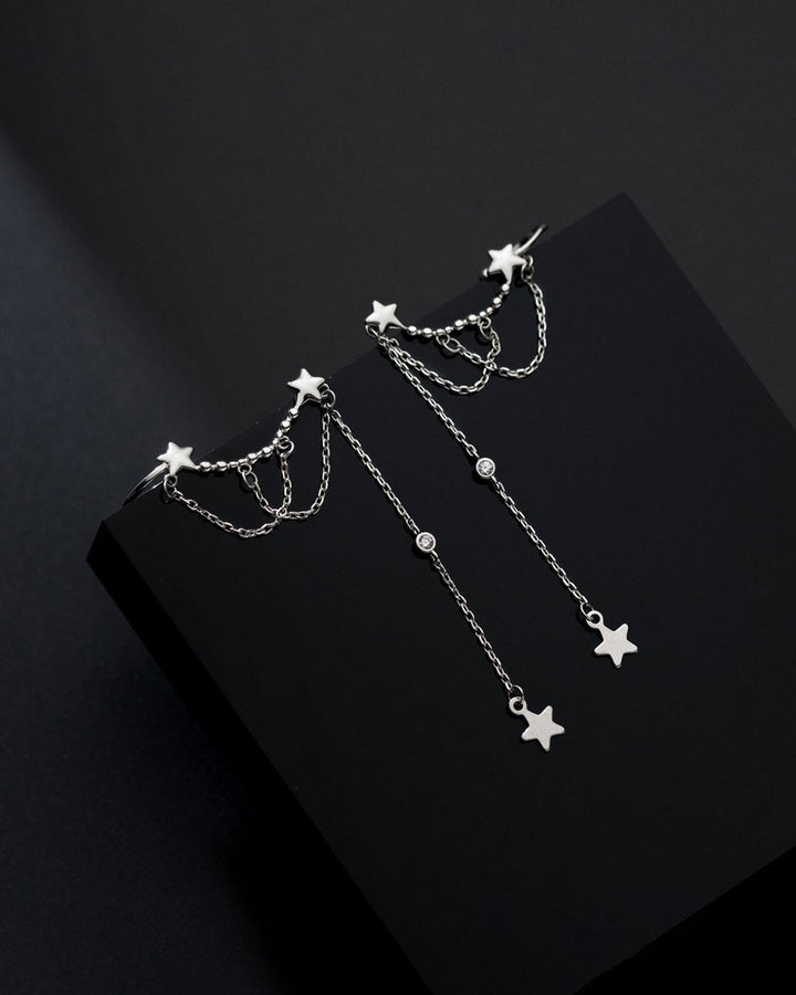 Galaxy Stud and Cuff Earrings