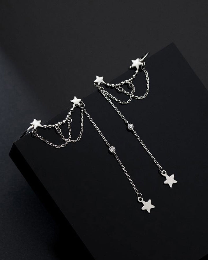 Galaxy Stud and Cuff Earrings
