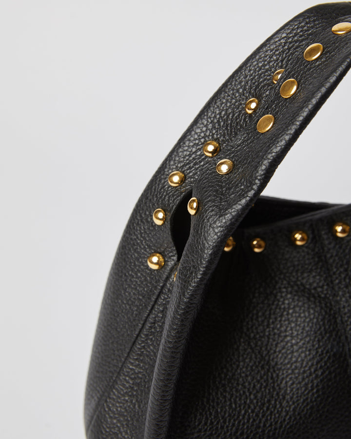 SIDNEY MINI LEATHER TOTE STUDDED