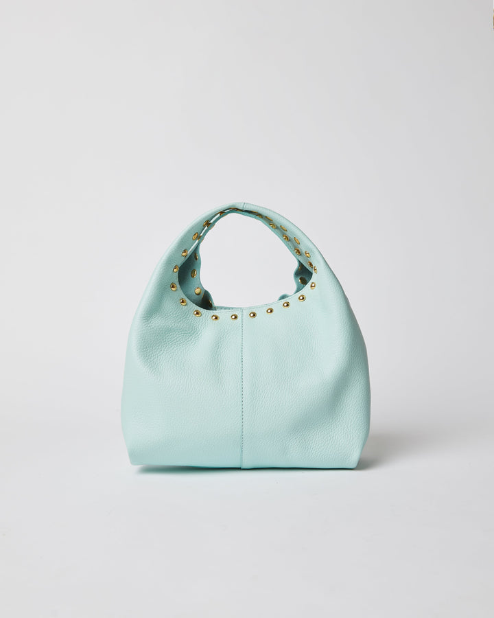 SIDNEY MINI LEATHER TOTE STUDDED