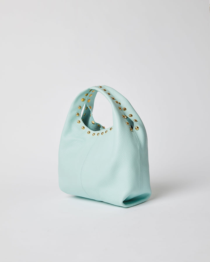 SIDNEY MINI LEATHER TOTE STUDDED
