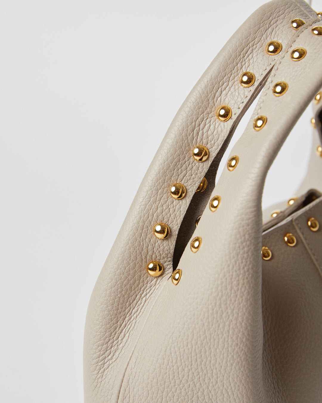 SIDNEY MINI LEATHER TOTE STUDDED