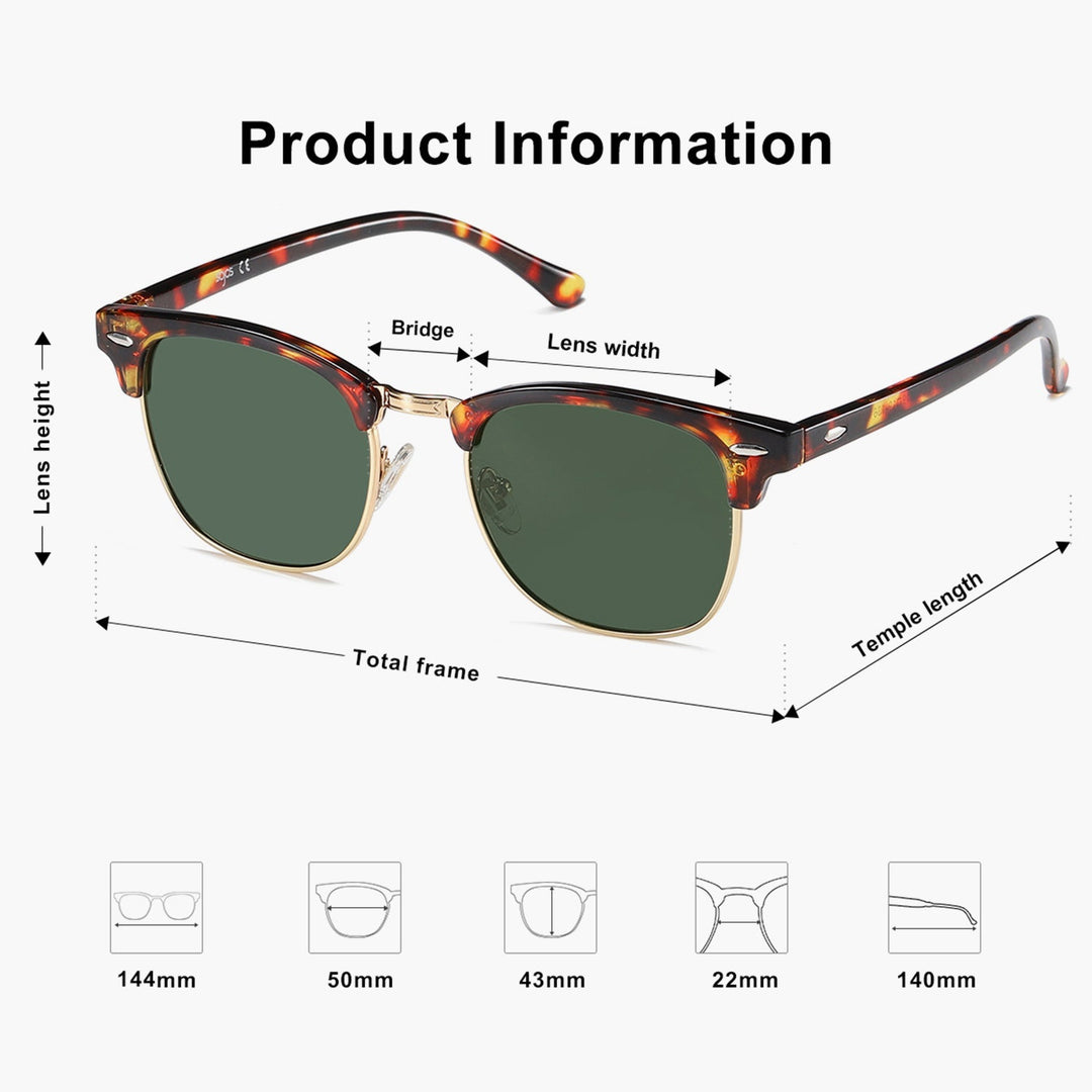 4 Colors - Fashion Logo Sunglasses