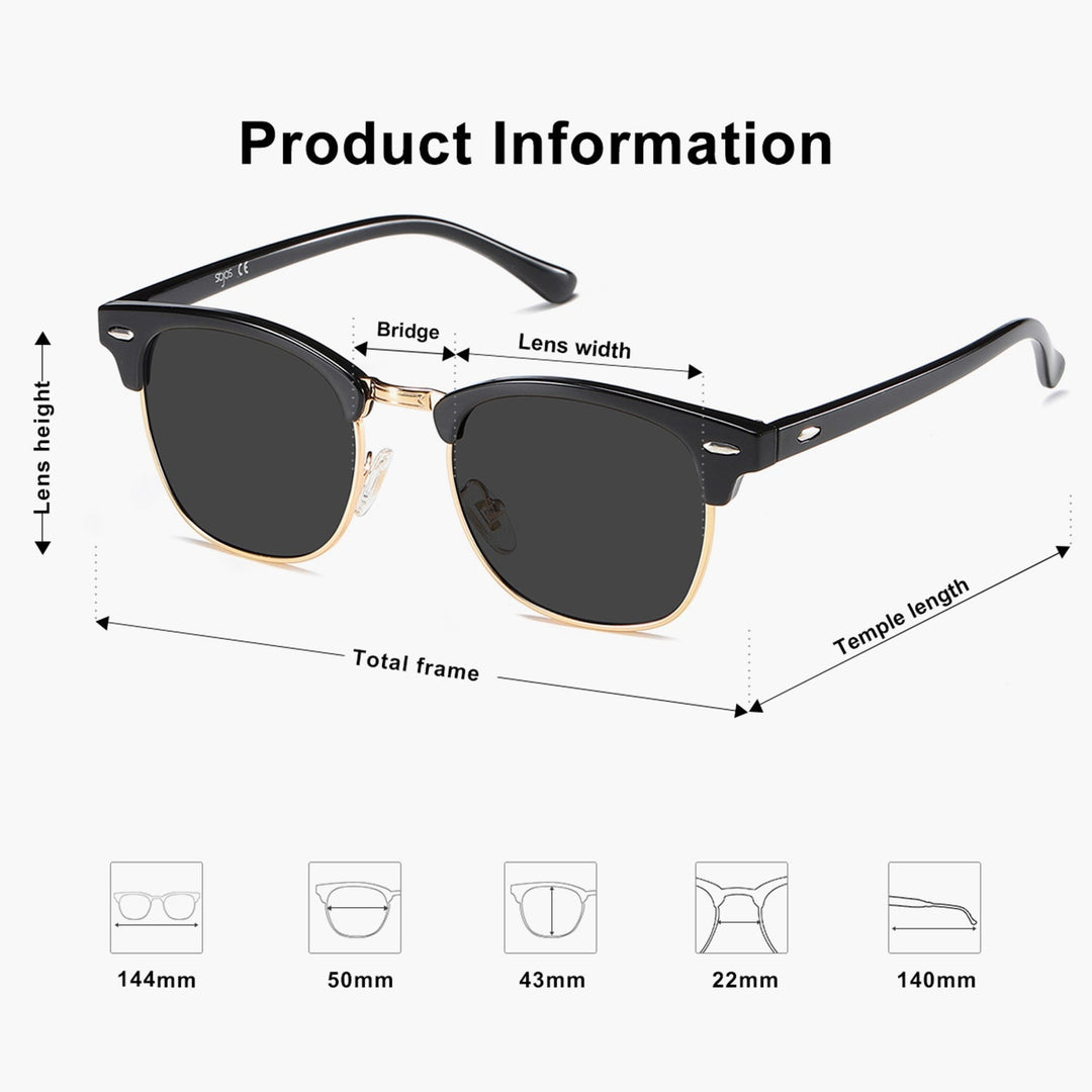 4 Colors - Fashion Logo Sunglasses