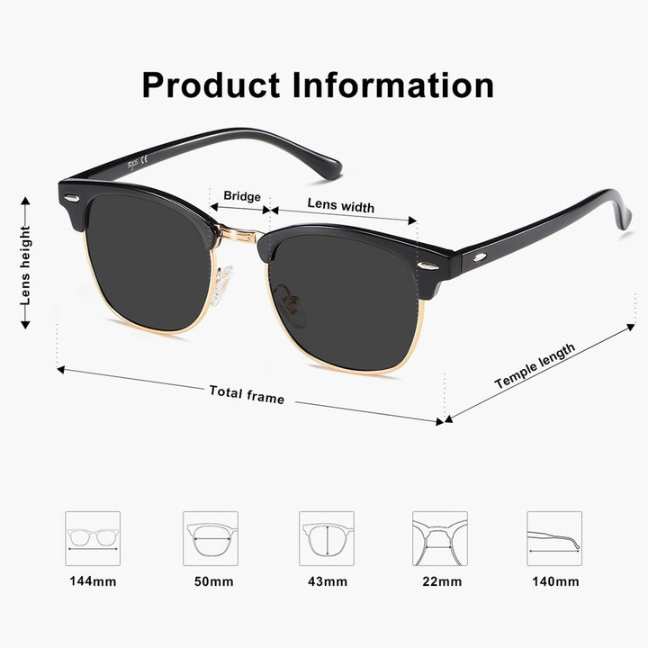 4 Colors - Fashion Logo Sunglasses