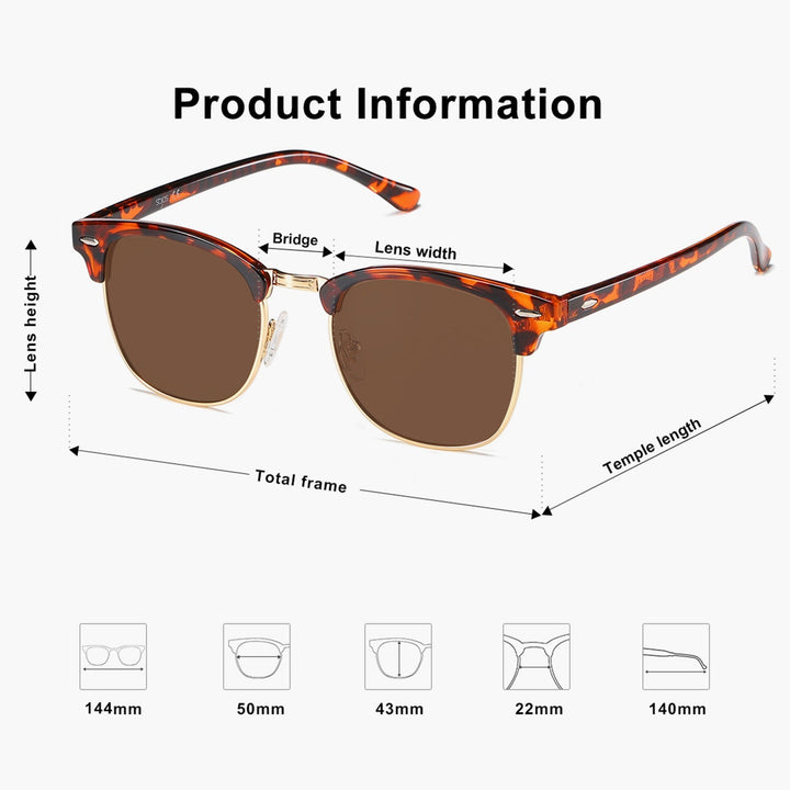 4 Colors - Fashion Logo Sunglasses