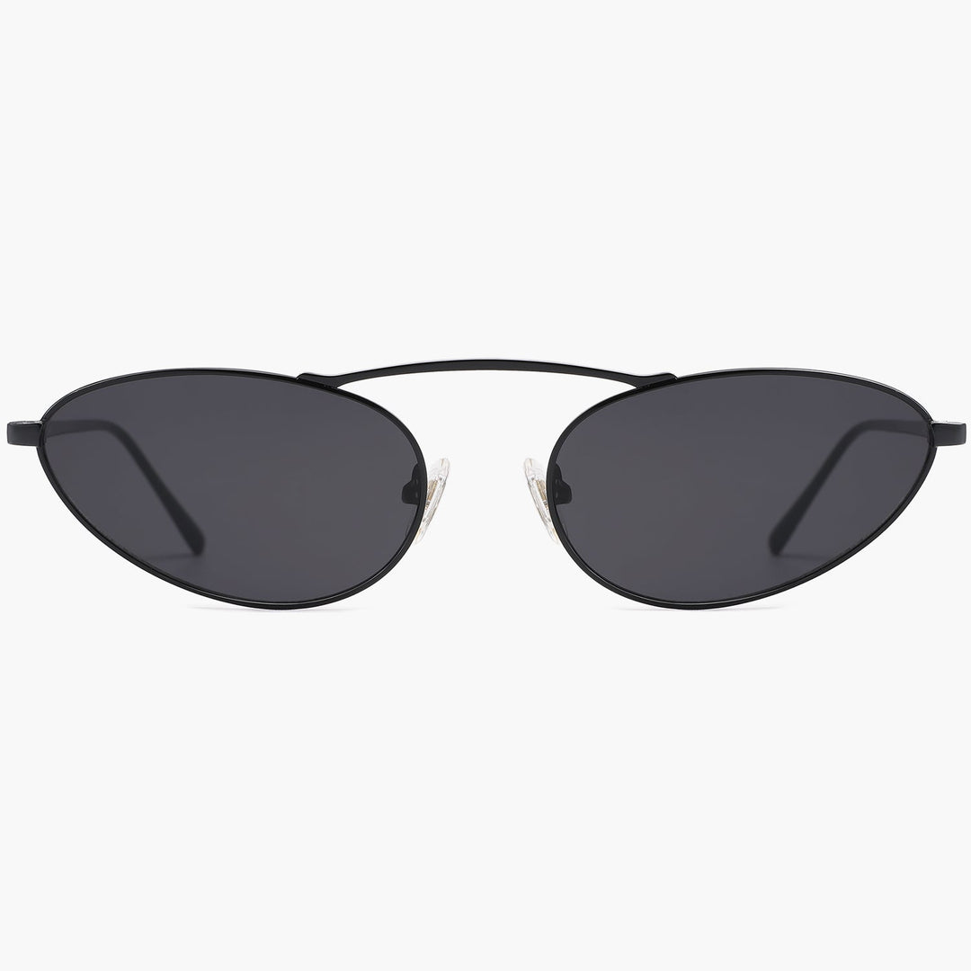4 Colors - Minimalist Stripe Trimmed Sunglasses