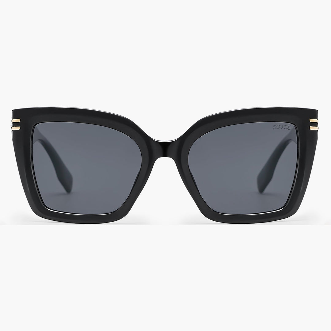 5 Colors - Cutout Logo Large Sunglasses