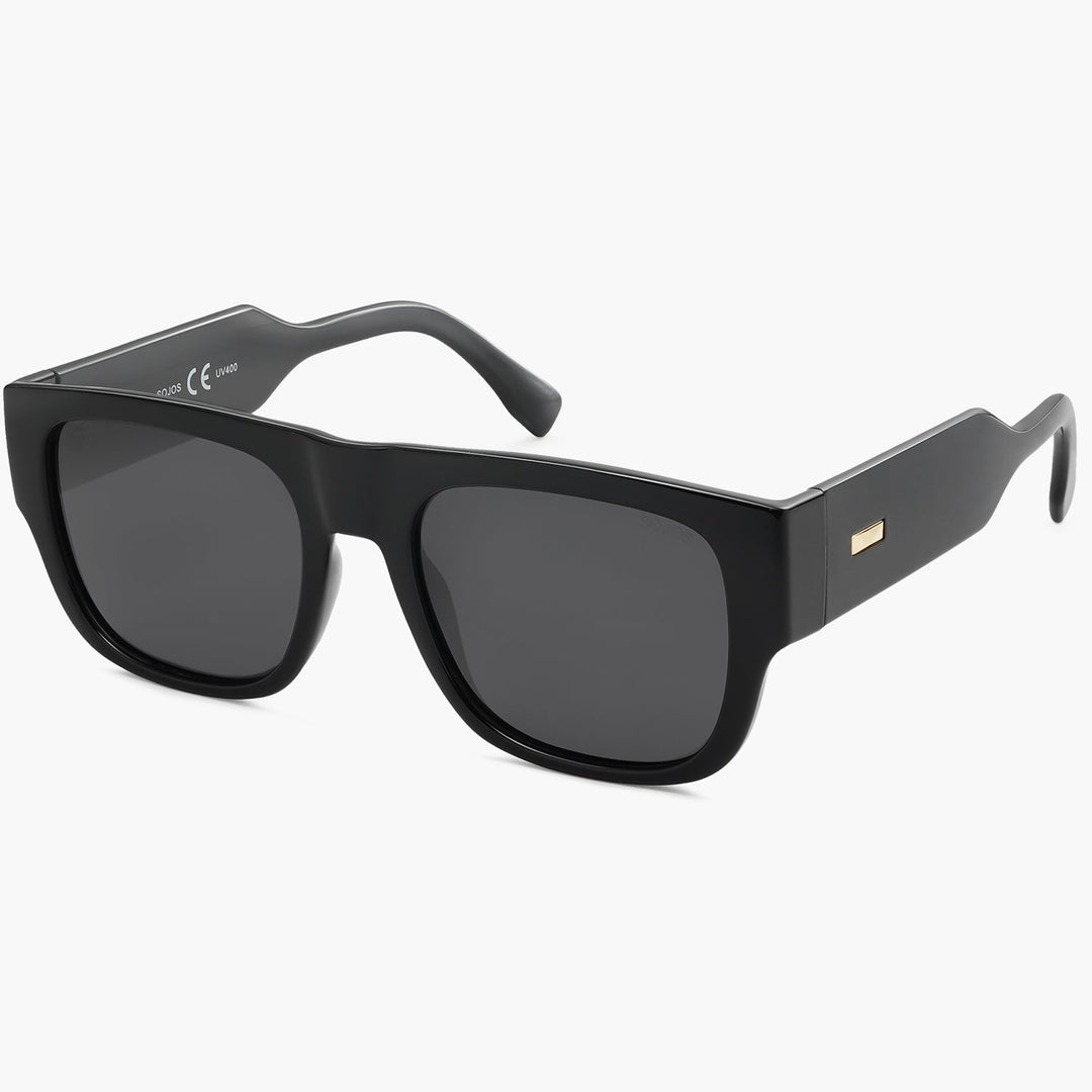 5 Colors - Cutout Logo Large Sunglasses
