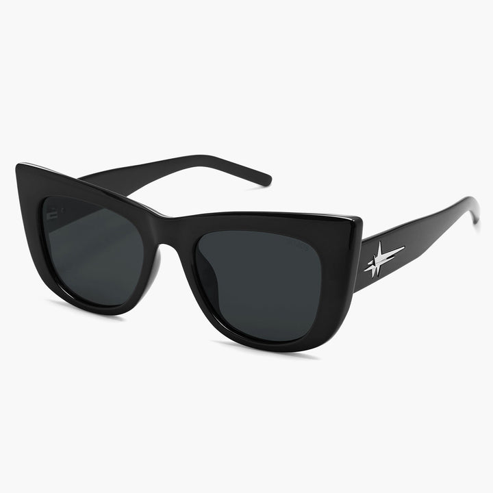 5 color rhinestone lens polarized sunglasses