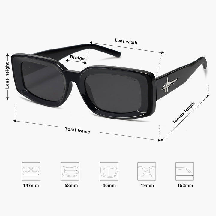 6 Colors - Pearl Trimmed Sunglasses
